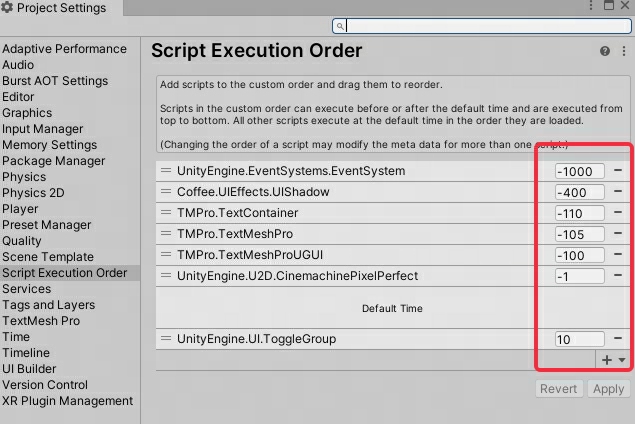 Script Execution Order